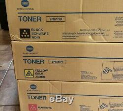 NEW Genuine Konica Minolta TN613K TN613Y TN613M C452 Toner Cartridges