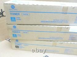 NEW & Genuine Konica Minolta TN619C TN619K CK TONERS C1070 C1060 Lot of 3
