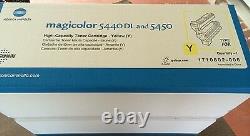 NIB Genuine Konica-Minolta QMS-1710602-006 Yellow Toner Cartridge High Yield