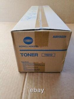 New! Genuine Konica Minolta TN912 Black Toner Cartridge A8H5031