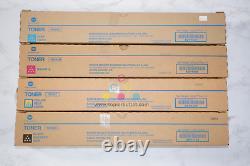 New OEM Konica Minolta BHC450i, C550i, C650i CMYK Toner Set TN626 Same Day Ship
