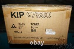 New Sealed Box Genuine OEM Konica Minolta KIP 7800-103Y Yellow Toner Cartridge
