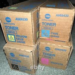 New Set of OEM Genuine Konica Minolta Toner TN514 K/C/M/Y Almost out of Stock