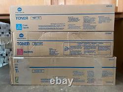 Set Of 3 Genuine Konica Minolta Tn611c Tn611m Tn611y Toner Cartridges Ulat-12