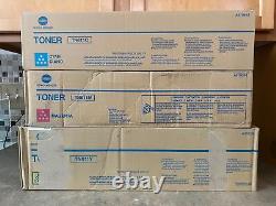 Set Of 3 Genuine Konica Minolta Tn611c Tn611m Tn611y Toner Cartridges Ulat-12