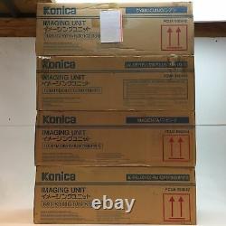 Set of 4 Genuine Konica Minolta IU301K IU301Y IU301C IU301M Imaging Units