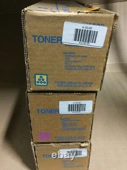 Set of Genuine Konica TN616C / TN616Y / TN616M Toner for C6000/C7000 (31K YLD)