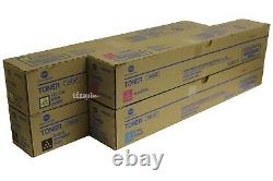 TN514 CYMK Genuine Konica Minolta Toner Cartridges Set for bizhub C458 C558 C658