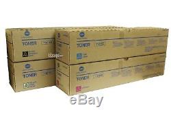 TN615 CMYK Lot of 4 SET, Genuine Konica Minolta BIZHUB PRESS C8000 Toner (X4)