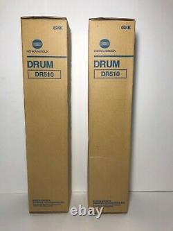 Two Genuine Konica Minolta Dr510 Drum Brand New In Sealed Boxes