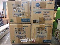 4x Genuine Konica Minolta Toner Tn711k Tn711y Tn711m A3vu130 A3vu230 A3vu330