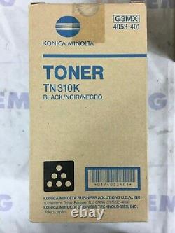 (5x) Original Konica Minolta Bizhub C350/c351/c450 Toner Couleur Tn310k/c/m/y