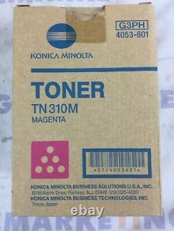 (5x) Original Konica Minolta Bizhub C350/c351/c450 Toner Couleur Tn310k/c/m/y
