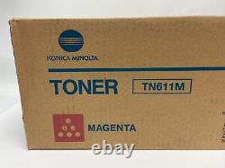 Cartouche De Toner Authentique Konica Minolta Tn611m Magenta A070430 Nouveau Oem