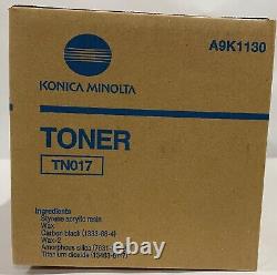 Cartouche de toner noir authentique Konica Minolta TN017 pour modèles 6120 et 6136 A9K1130