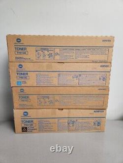 Konica Minolta Tn610 Cymk Toner Cartridge Set Pour Bizhub Pro C5500 C6500 Véritable