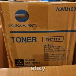 Konica Minolta Tn711 Ensemble De Toner Cmyk Complet Nouveau Dans La Boîte, Véritable, Livraison Gratuite