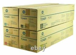 Véritable Konica Tn711 Toner Set Cymk C654 C754 A3vu130 A3vu230 A3vu330 A3vu430