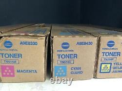 Véritable Konica-minolta Tn514 Toner Cyan/magenta/yellow 1 De Chaque