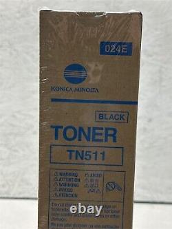 Véritable toner noir Konica Minolta 024e (tn511) pour Bh 360 361 420 421 500 501